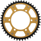 Rear Stealth Sprocket Alu/Stl 46t 520 Gld Hon/Kaw/Yam