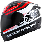 Exo R2000 Full Face Helmet Fortis Black/Red Sm