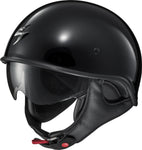 Exo C90 Open Face Helmet Gloss Black Lg