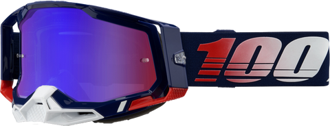 Racecraft 2 Goggle Republic Mirror Red/Blue Lens