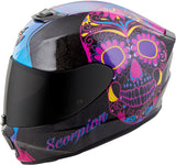 Exo R420 Full Face Helmet Sugarskull Black/Pink Xl