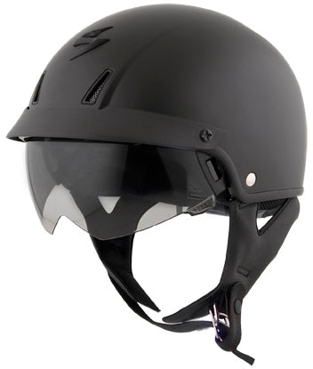 Exo C110 Open Face Helmet Matte Black 3x