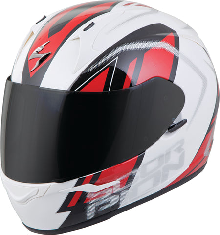 Exo R320 Full Face Helmet Endeavor White/Red Lg
