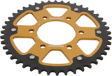 Rear Stealth Sprocket Alu/Stl 44t 520 Gld Kaw/Pol