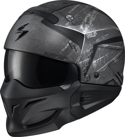 Covert Open Face Helmet Incursion Black Lg