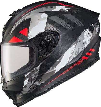 Exo R420 Full Face Helmet Distiller Black/Red 2x