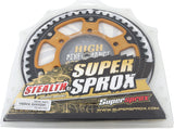 Rear Stealth Sprocket Alu/Stl 47t 520 Gld Hon/Kaw/Yam