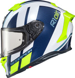 Exo R1 Air Full Face Helmet Corpus White/Blue Lg