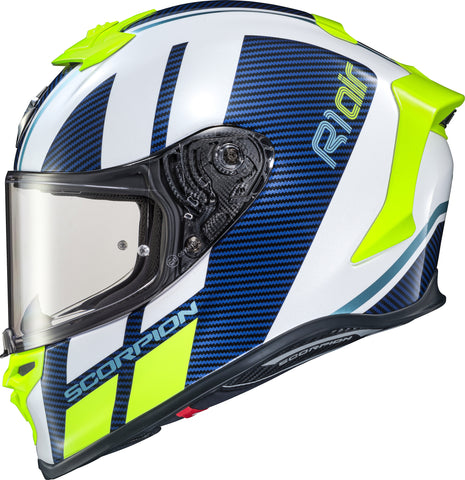 Exo R1 Air Full Face Helmet Corpus White/Blue Md