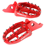 Aluminum Footpegs Red