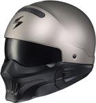 Covert Open Face Helmet Titanium W/ Evo Mask Xl