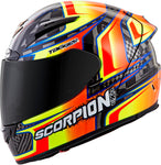 Exo R2000 Full Face Helmet Ensenada Black/Orange 2x