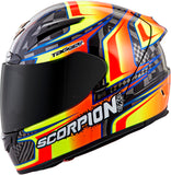 Exo R2000 Full Face Helmet Ensenada Black/Orange Md