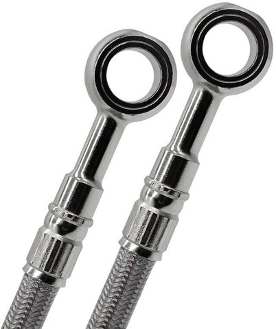 Brake Lines Ss Front/Rear 4 Line Sil Yam