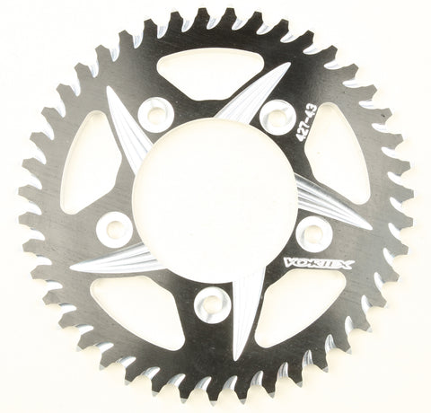 Rear Cat5 Sprocket Aluminum 43t 530 Blk Kaw