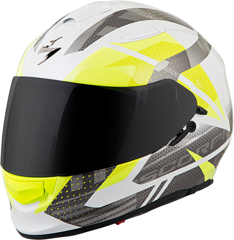 Exo T510 Full Face Helmet Fury White/Silver Lg