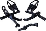 Rear Set Complete Blk Bmw