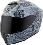 Exo R420 Full Face Helmet Shake Cement Grey Sm