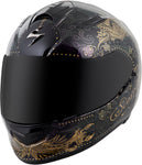 Exo T510 Full Face Helmet Azalea Black/Gold Sm