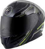 Exo Gt920 Modular Helmet Satellite Neon Md