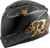 Exo R710 Full Face Helmet Golden State Black/Gold Sm